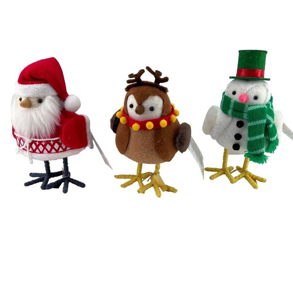2022 Target Wondershop Winter Birds Featherly Friends Lot of 3